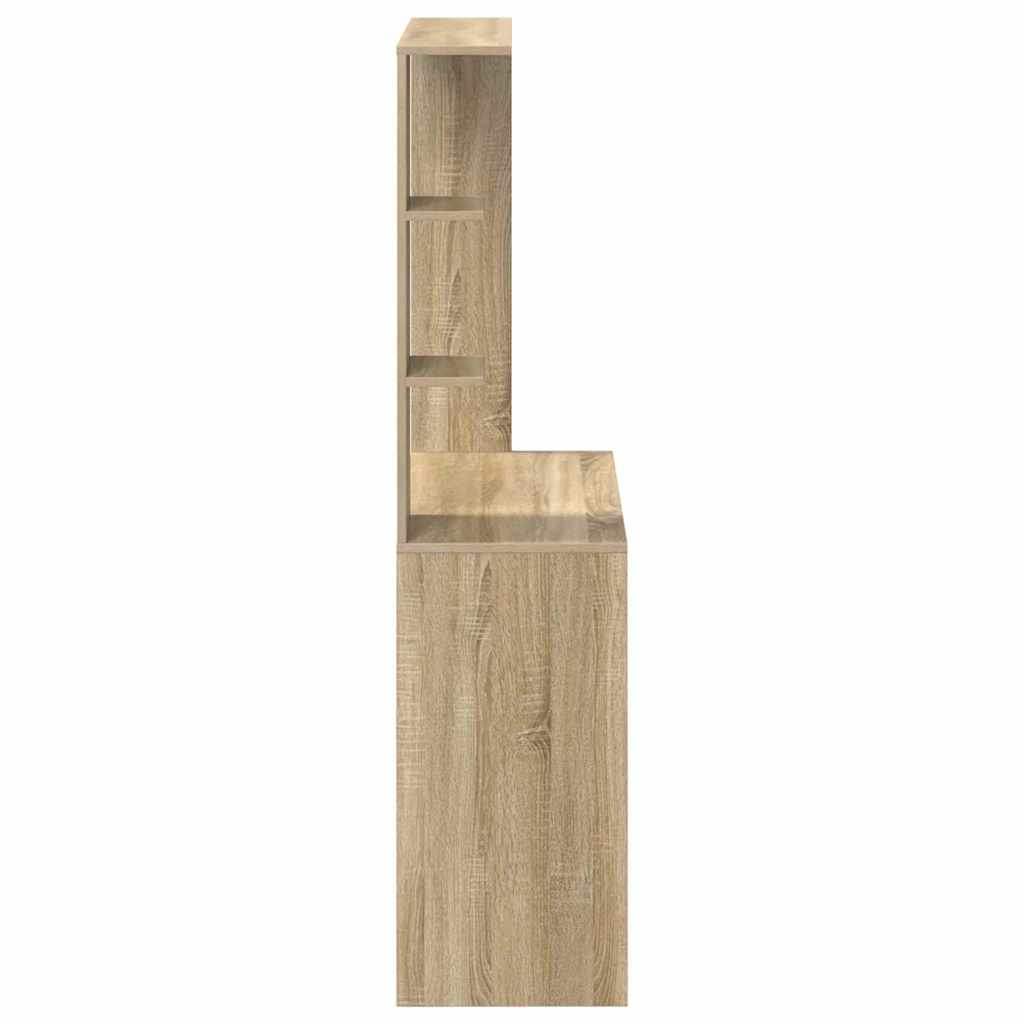 Bureau Chêne sonoma 78.5 x 37 x 154.5 cm Bois d'ingénierie - XIOS