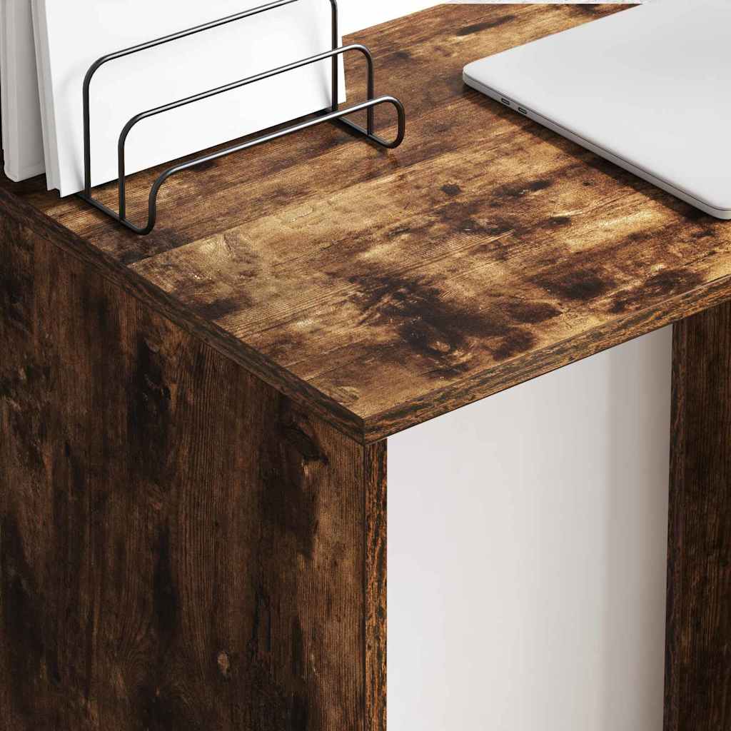 Bureau Chêne fumé 78.5 x 37 x 154.5 cm Bois d'ingénierie - XIOS