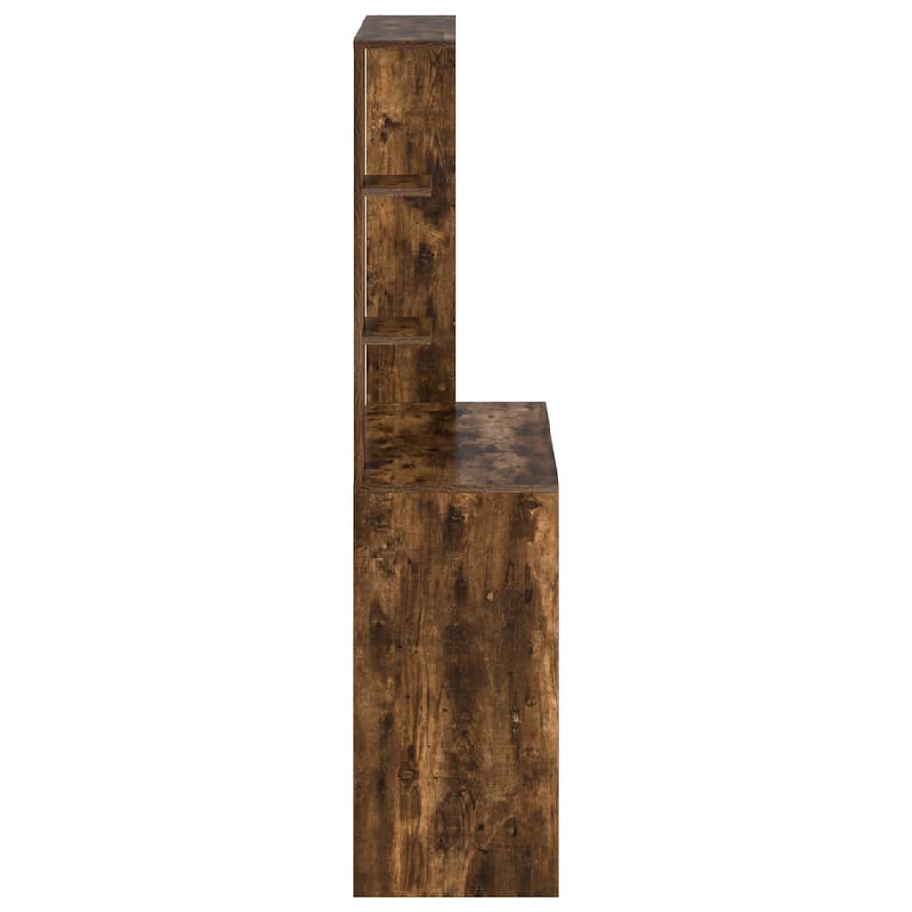 Bureau Chêne fumé 78.5 x 37 x 154.5 cm Bois d'ingénierie - XIOS
