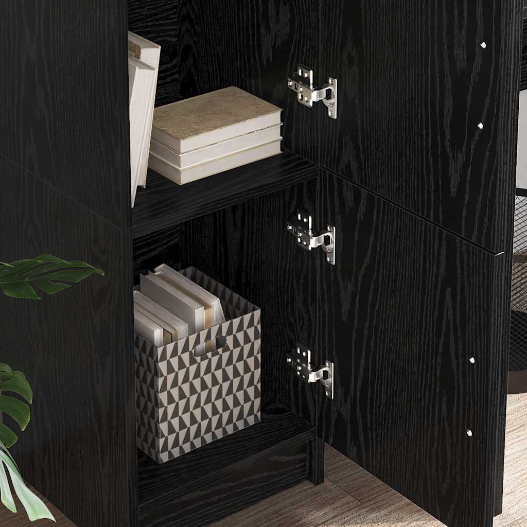 Haut Armoire Chêne noir 31.5 x 32 x 122.5 cm - XIOS