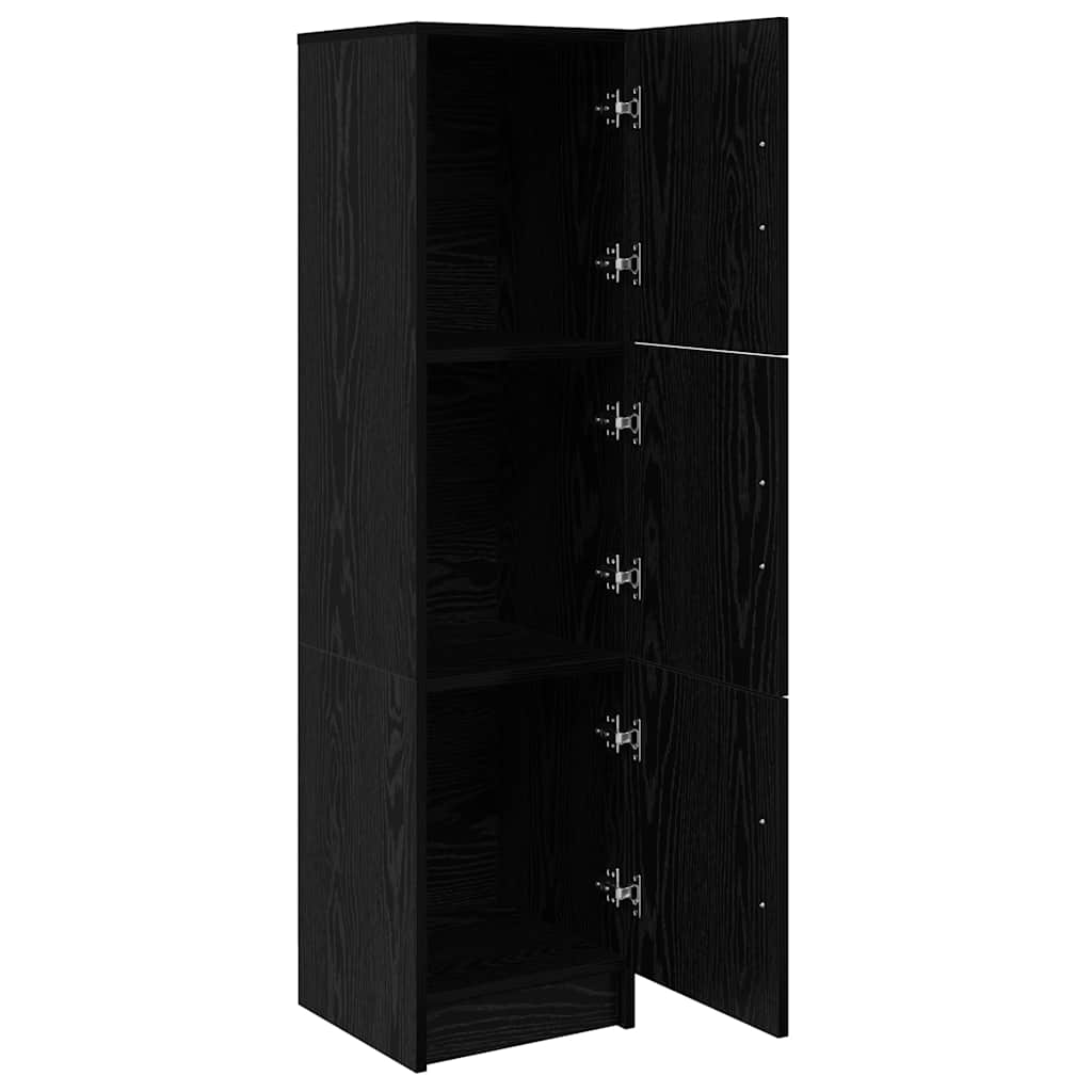 Haut Armoire Chêne noir 31.5 x 32 x 122.5 cm - XIOS