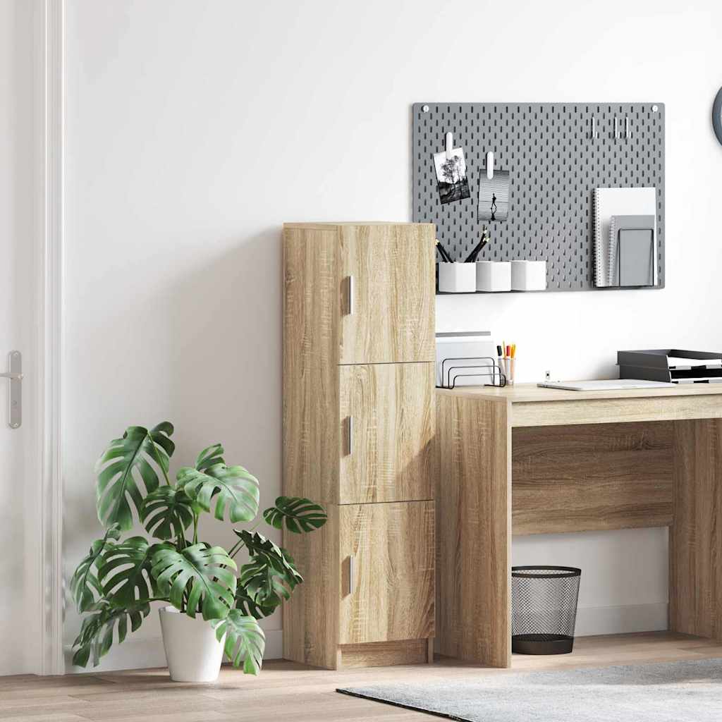 Haut Armoire Chêne Sonoma 31.5 x 32 x 122.5 cm - XIOS
