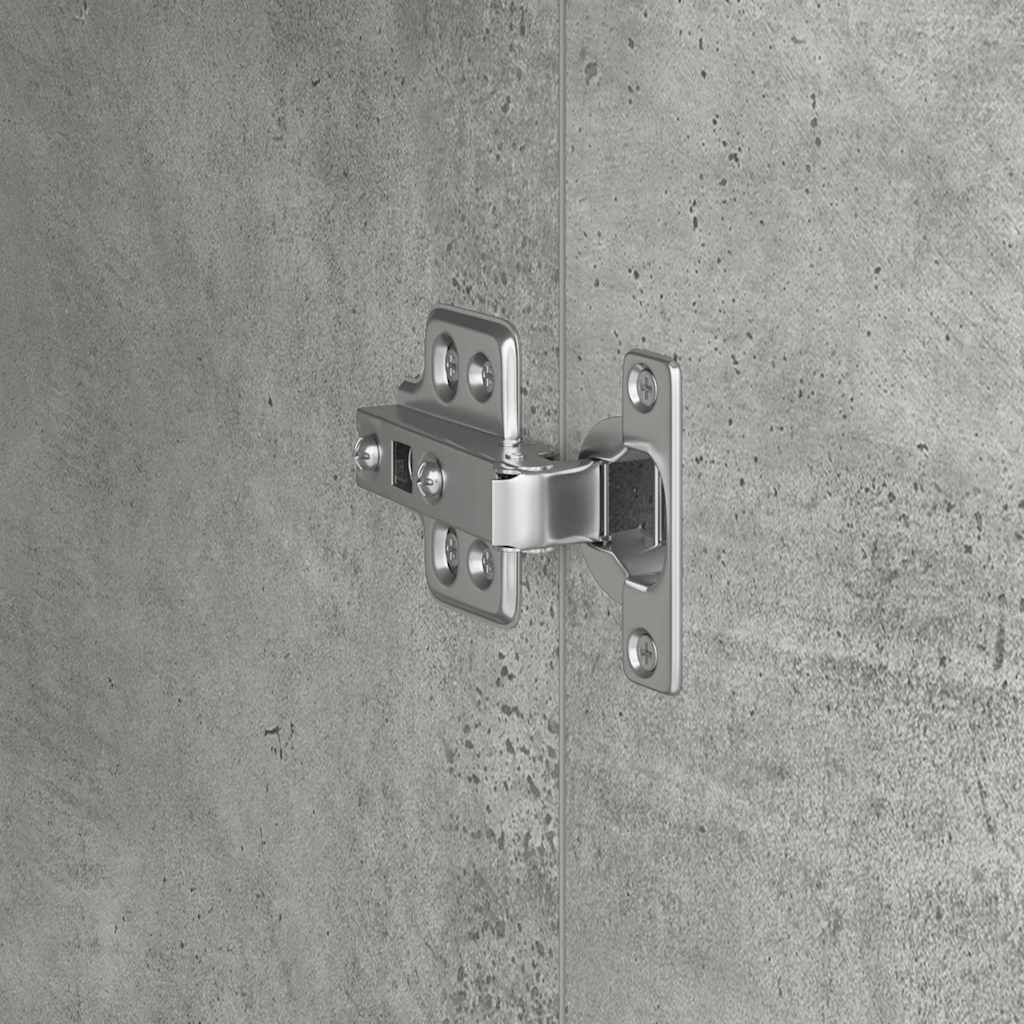 Haut Armoire Gris béton 31.5 x 32 x 122.5 cm - XIOS