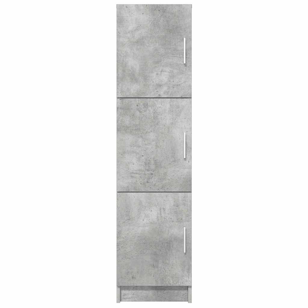 Haut Armoire Gris béton 31.5 x 32 x 122.5 cm - XIOS
