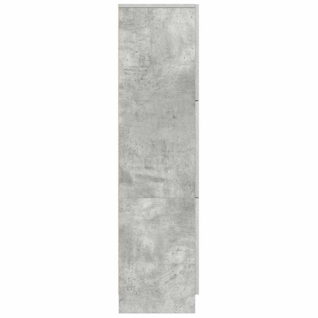 Haut Armoire Gris béton 31.5 x 32 x 122.5 cm - XIOS