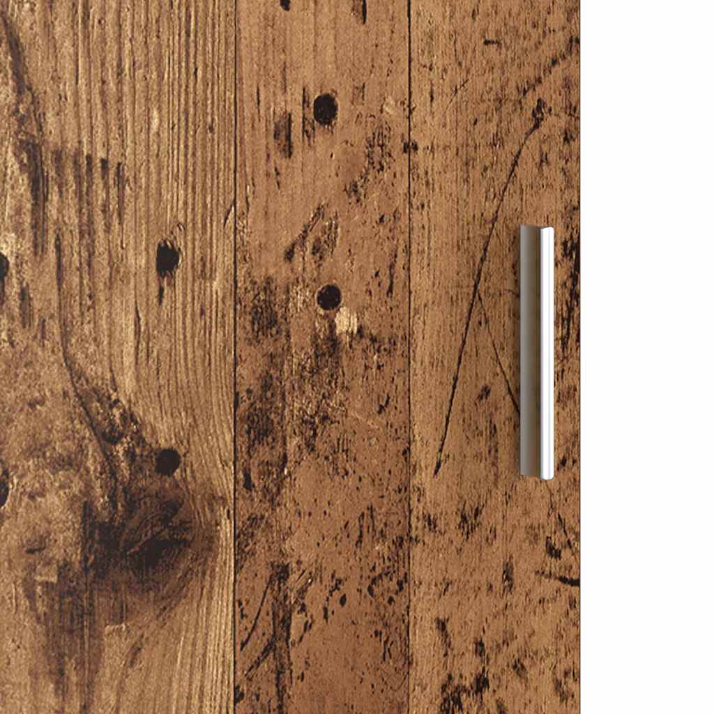 Haut Armoire Bois ancien 31.5 x 32 x 122.5 cm - XIOS