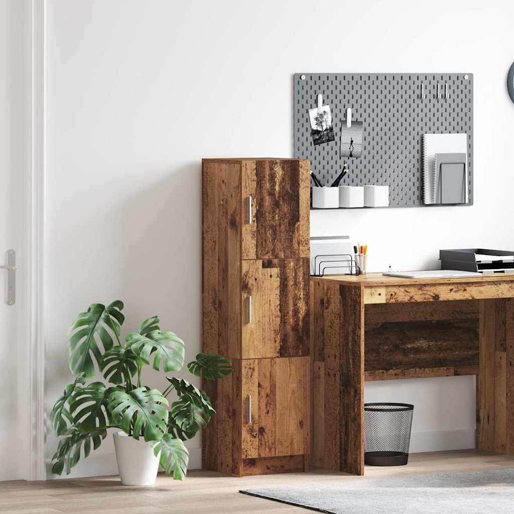 Haut Armoire Bois ancien 31.5 x 32 x 122.5 cm - XIOS