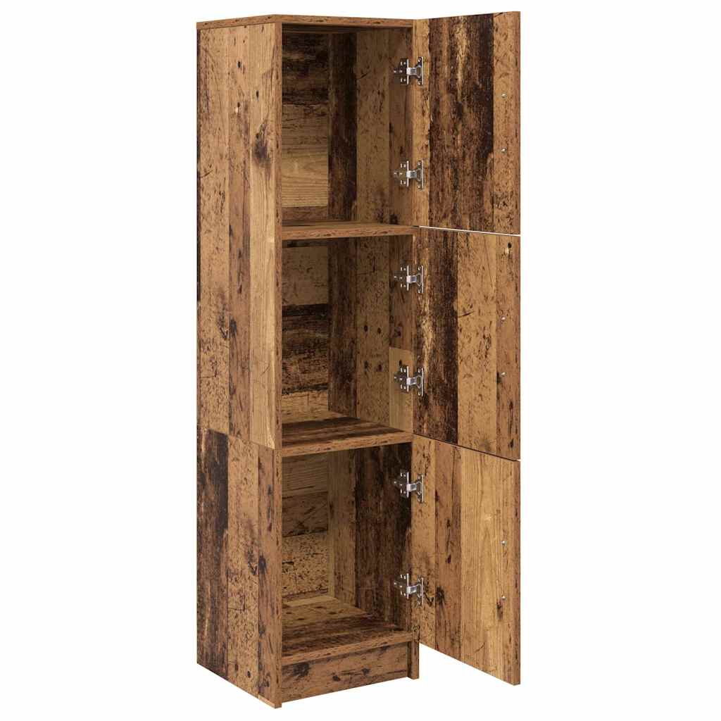Haut Armoire Bois ancien 31.5 x 32 x 122.5 cm - XIOS