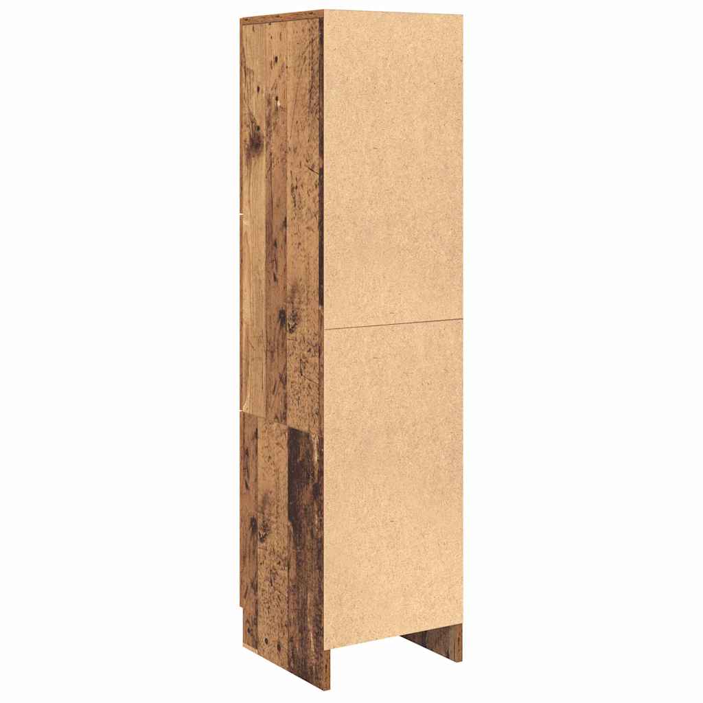 Haut Armoire Bois ancien 31.5 x 32 x 122.5 cm - XIOS
