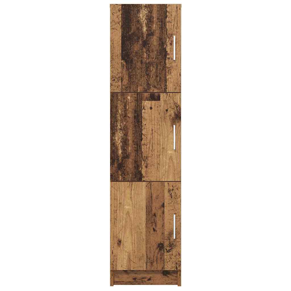 Haut Armoire Bois ancien 31.5 x 32 x 122.5 cm - XIOS