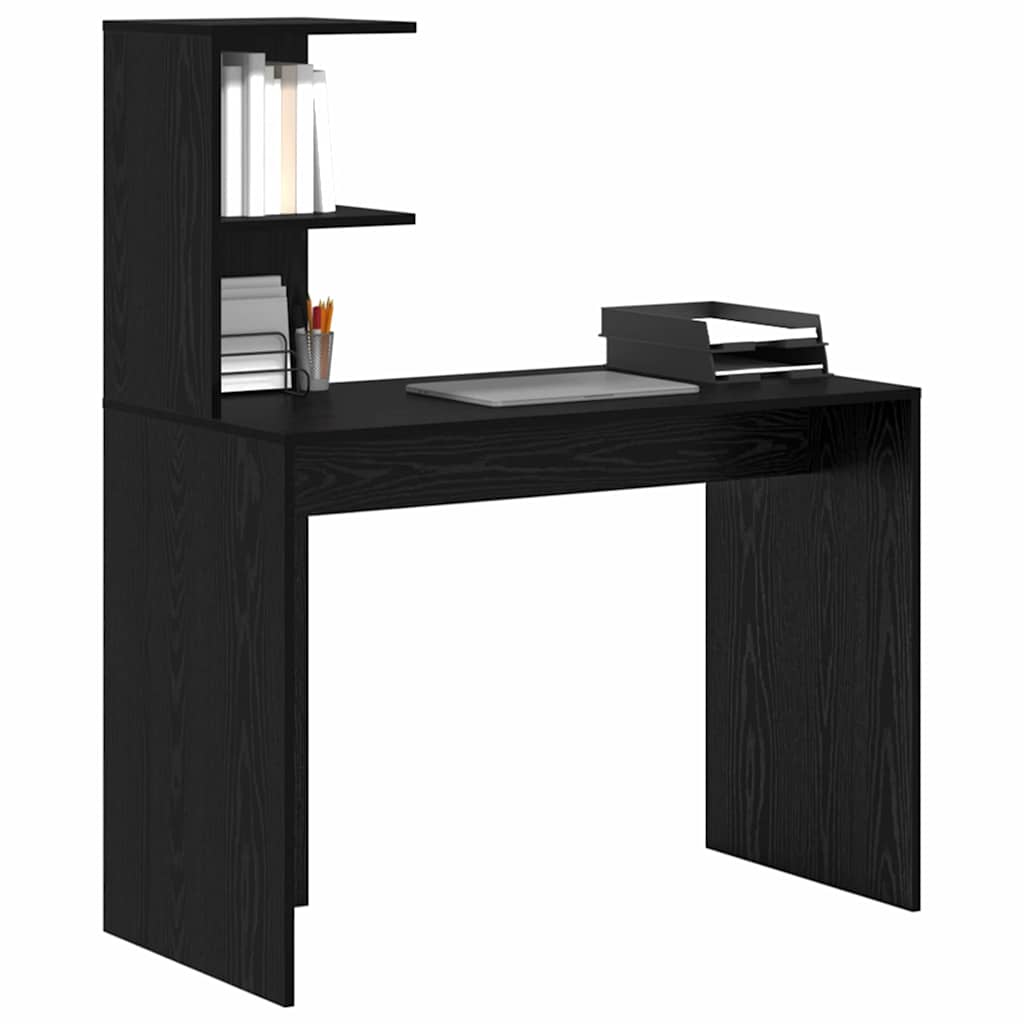 Bureau Chêne noir 102 x 50 x 124 cm Bois d'ingénierie - XIOS