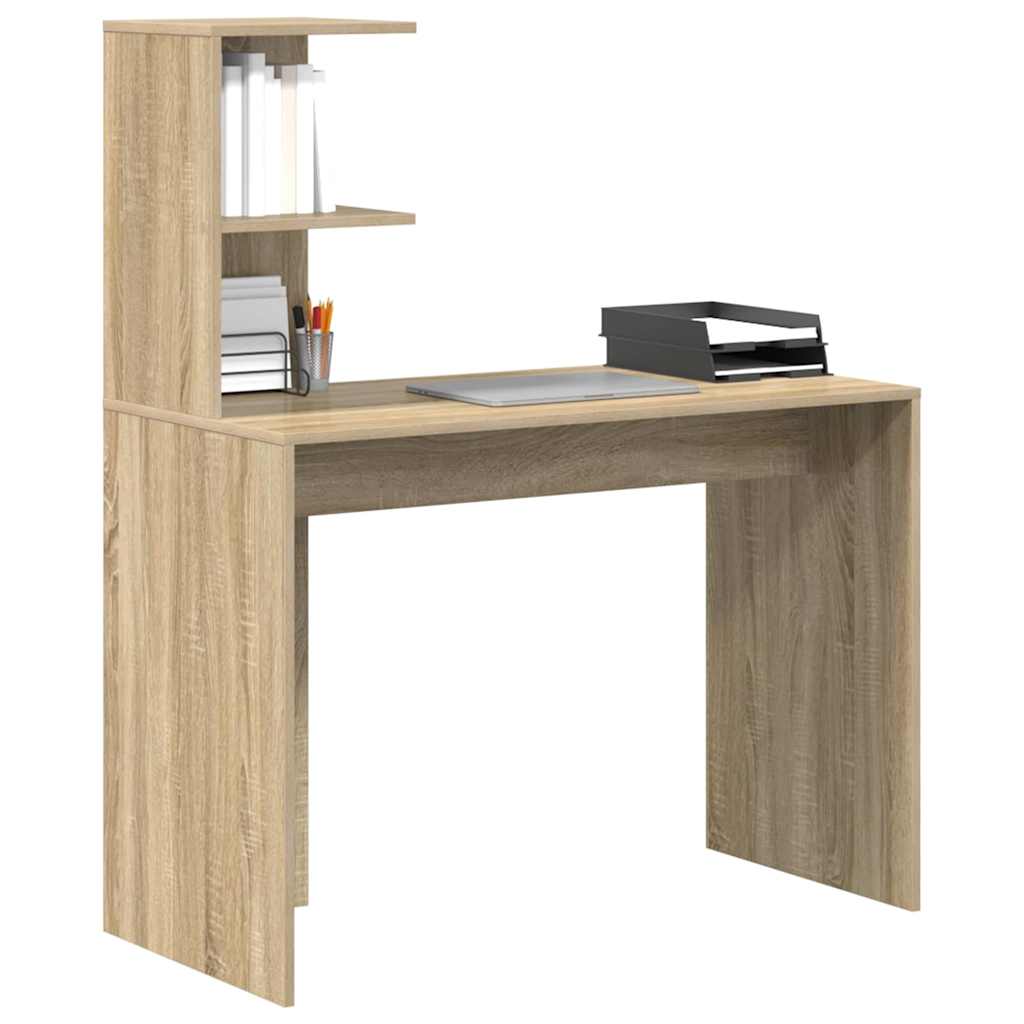 Bureau Chêne sonoma 102 x 50 x 124 cm Bois d'ingénierie - XIOS