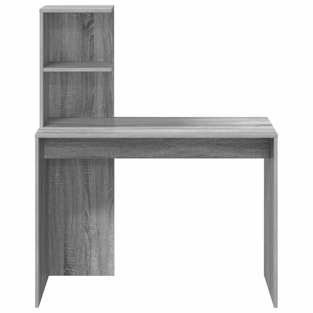 Bureau Sonoma gris 102 x 50 x 124 cm Bois d'ingénierie - XIOS