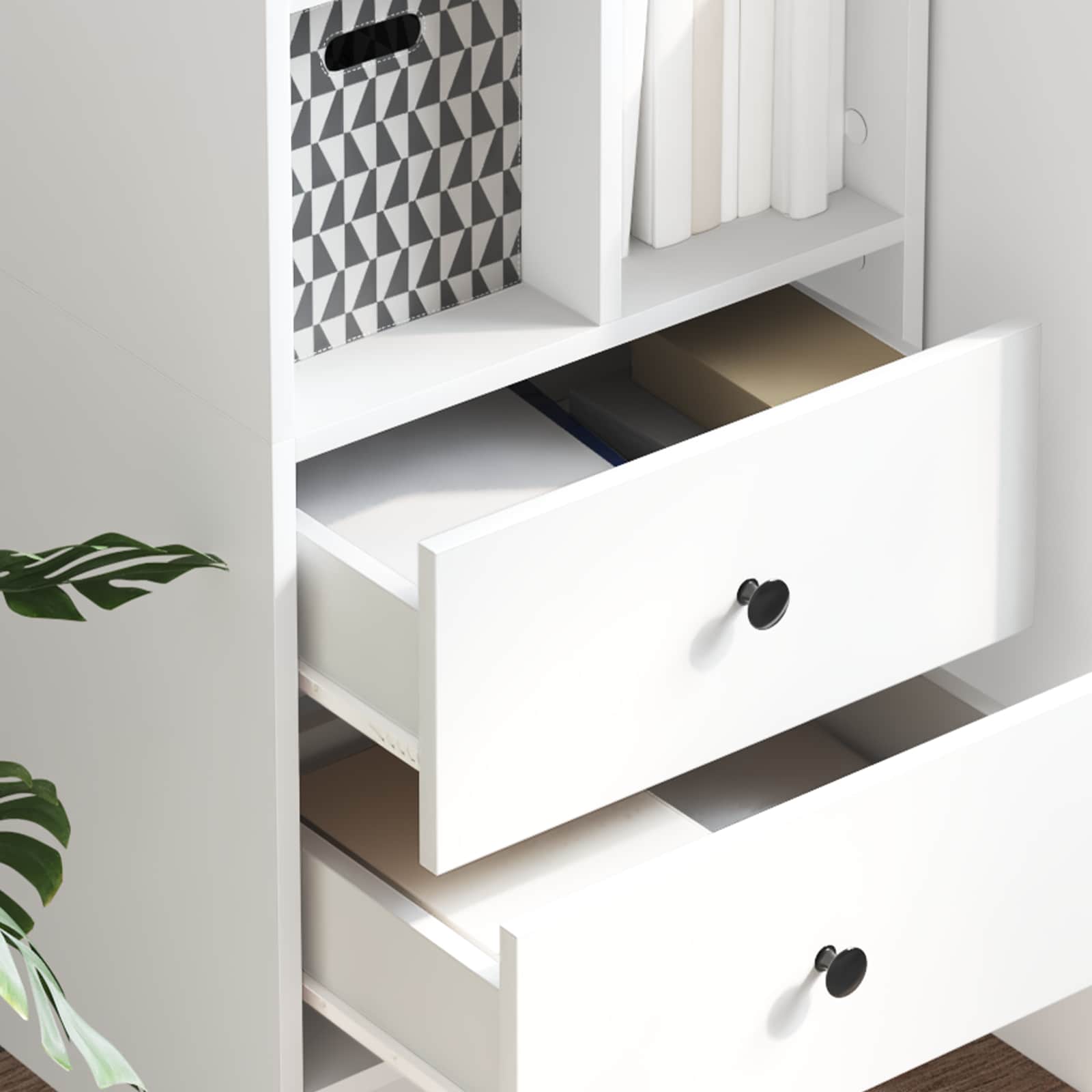 Haut Armoire Blanc 45,5 x 34 x 127 cm - XIOS