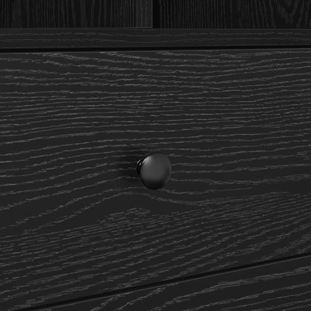 Haut Armoire Chêne noir 45,5 x 34 x 127 cm Bois d'ingénierie - XIOS