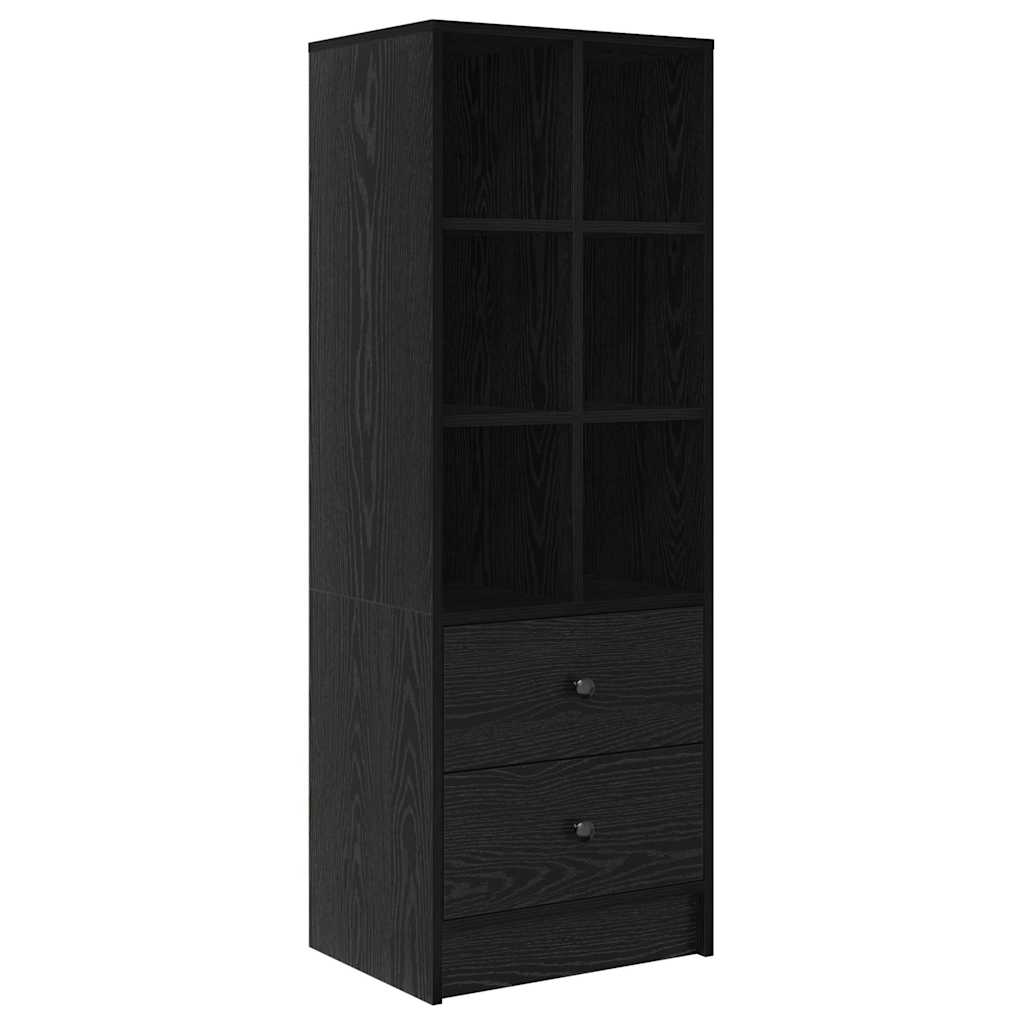 Haut Armoire Chêne noir 45,5 x 34 x 127 cm Bois d'ingénierie - XIOS
