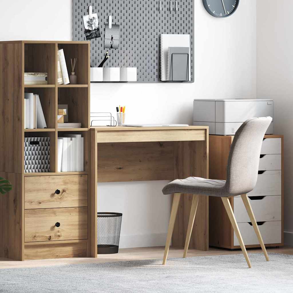 Bureau chêne artisanal 80 x 40 x 76 cm Bois d'ingénierie - XIOS