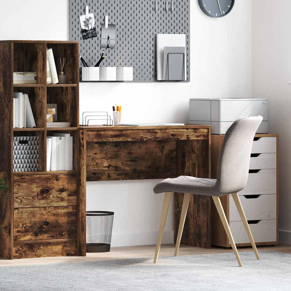 Bureau Chêne fumé 90 x 40 x 76 cm Bois d'ingénierie - XIOS