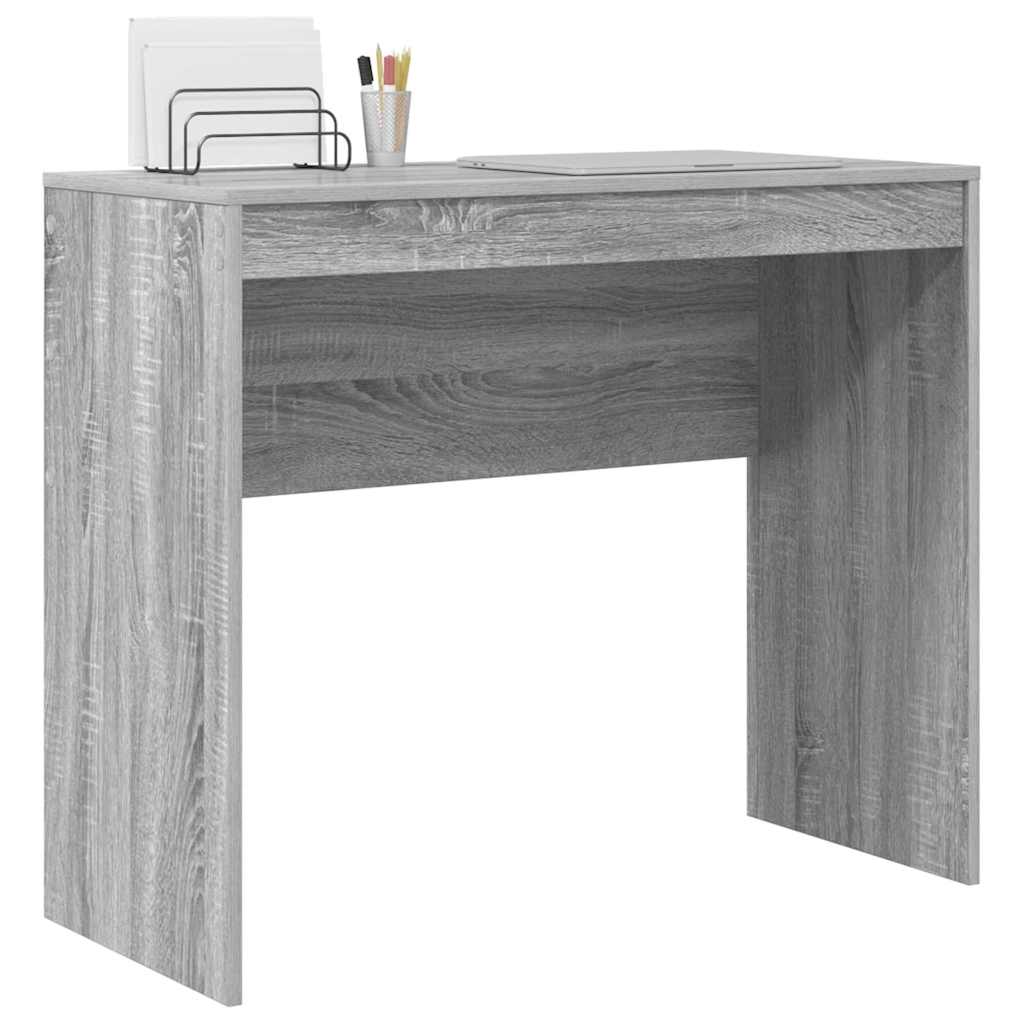 Bureau Sonoma gris 90 x 40 x 76 cm Bois d'ingénierie - XIOS