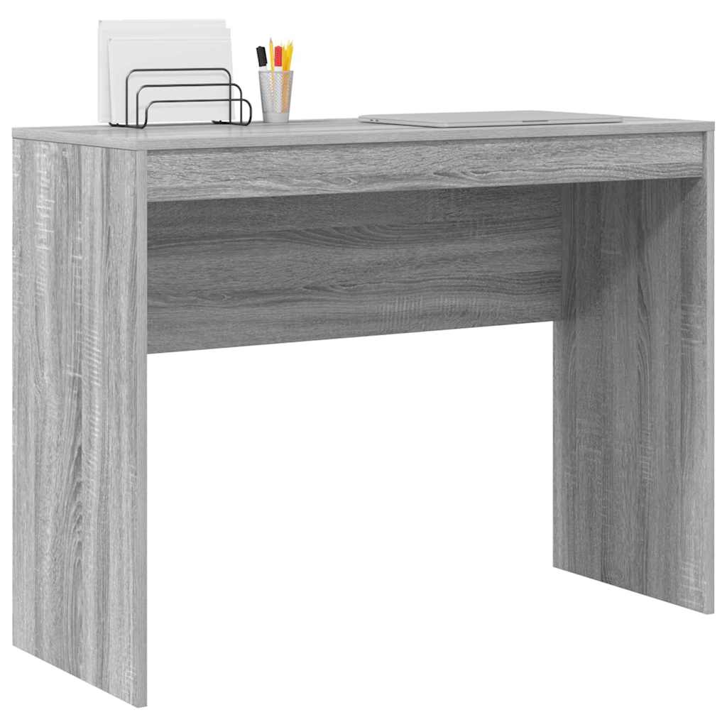 Bureau Autre Sonoma gris 100 x 40 x 76 cm Bois d'ingénierie - XIOS