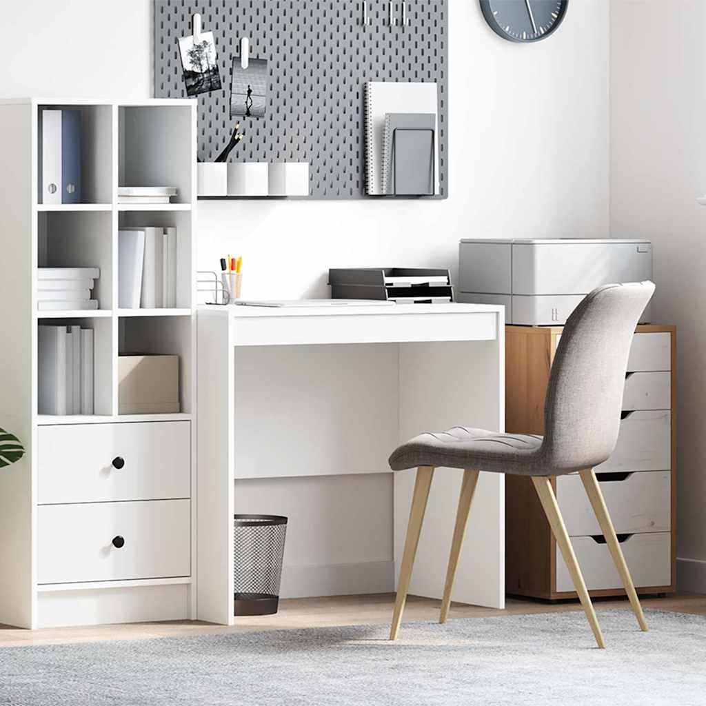 Bureau Blanc 80 x 50 x 76 cm Bois d'ingénierie - XIOS