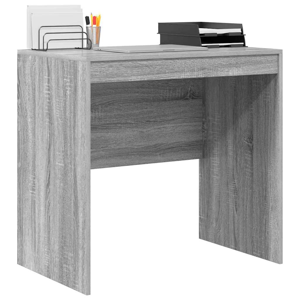Bureau Sonoma gris 80 x 50 x 76 cm Bois d'ingénierie - XIOS