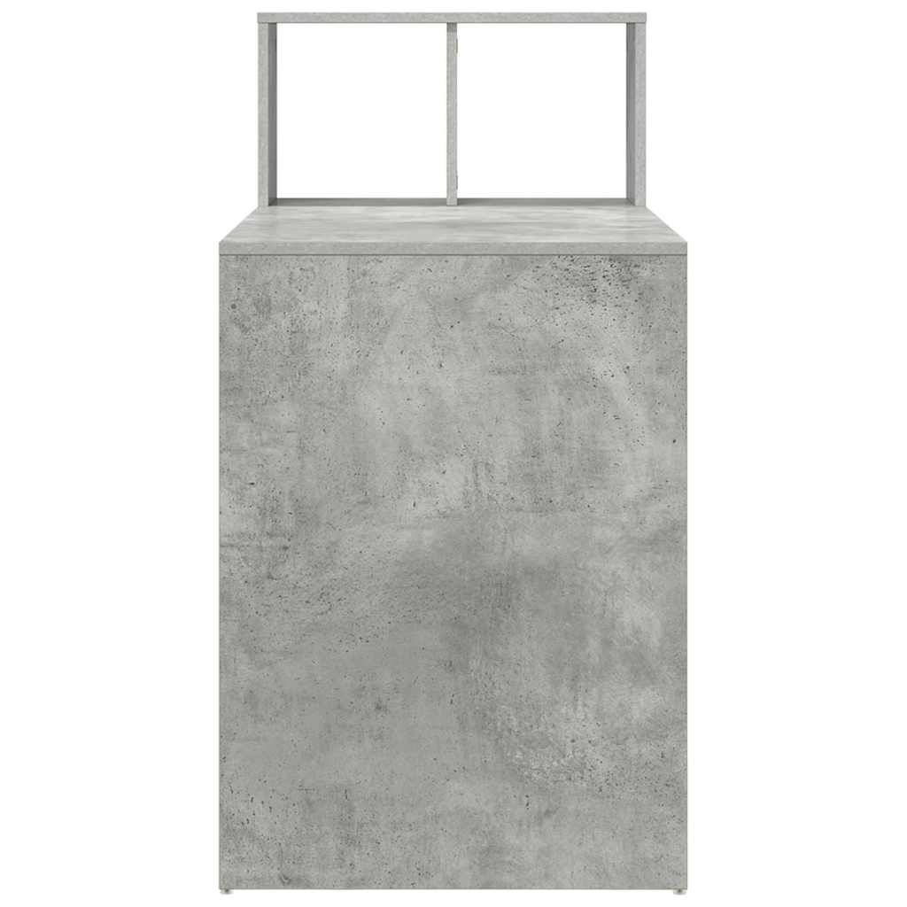 Bureau Gris béton 108 x 55 x 103,5 cm Bois d'ingénierie - XIOS