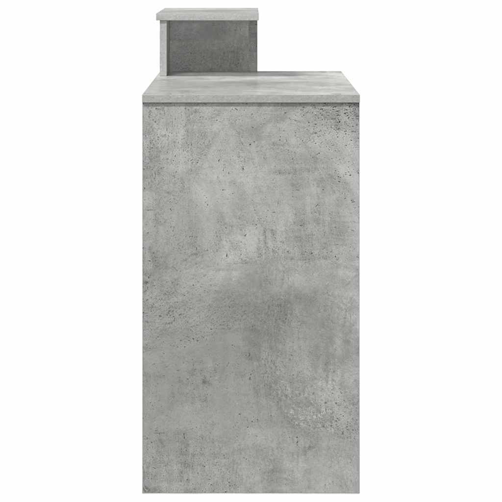 Bureau Gris béton 106 x 40 x 88.5 cm Bois d'ingénierie - XIOS