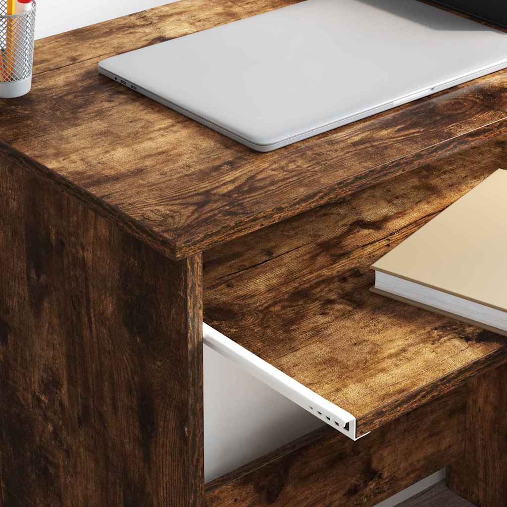 Bureau Chêne fumé 106 x 40 x 88.5 cm Bois d'ingénierie - XIOS