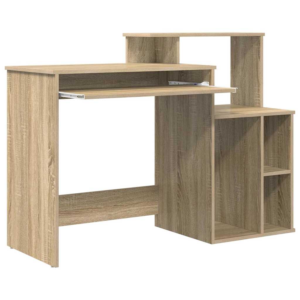 Bureau avec Rangement Chêne sonoma 120.5 x 44 x 88.5 cm - XIOS