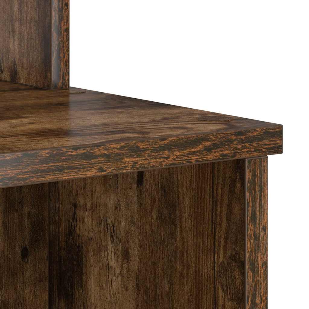 Bureau avec Rangement Chêne fumé 120.5 x 44 x 88.5 cm - XIOS