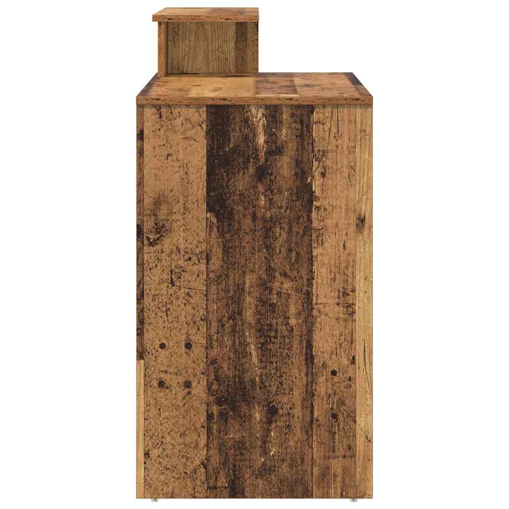 Bureau avec Rangement Bois Ancien 120.5 x 44 x 88.5 cm - XIOS