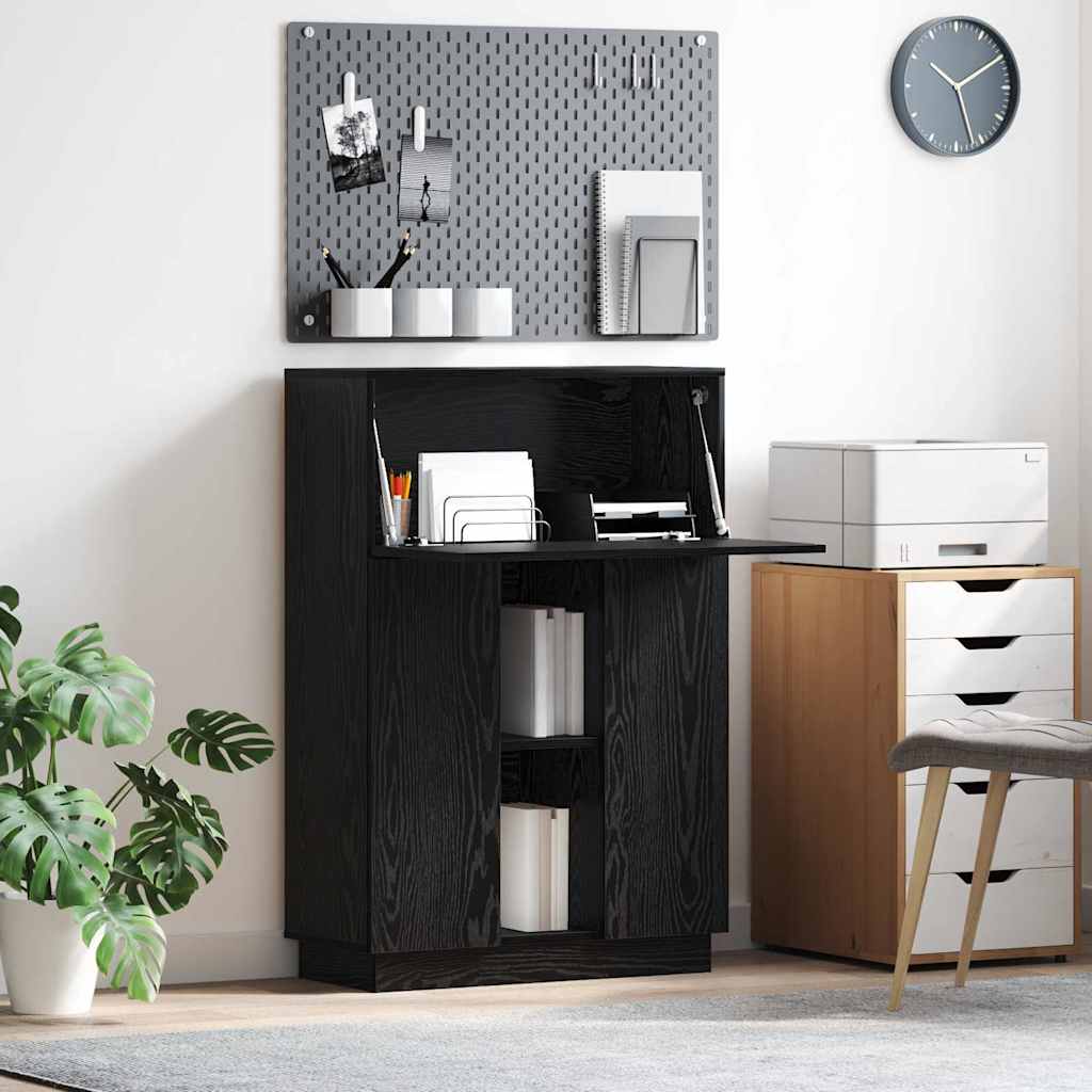 Bureau Chêne noir 71,5 x 31,5 x 106,5 cm Bois d'ingénierie - XIOS