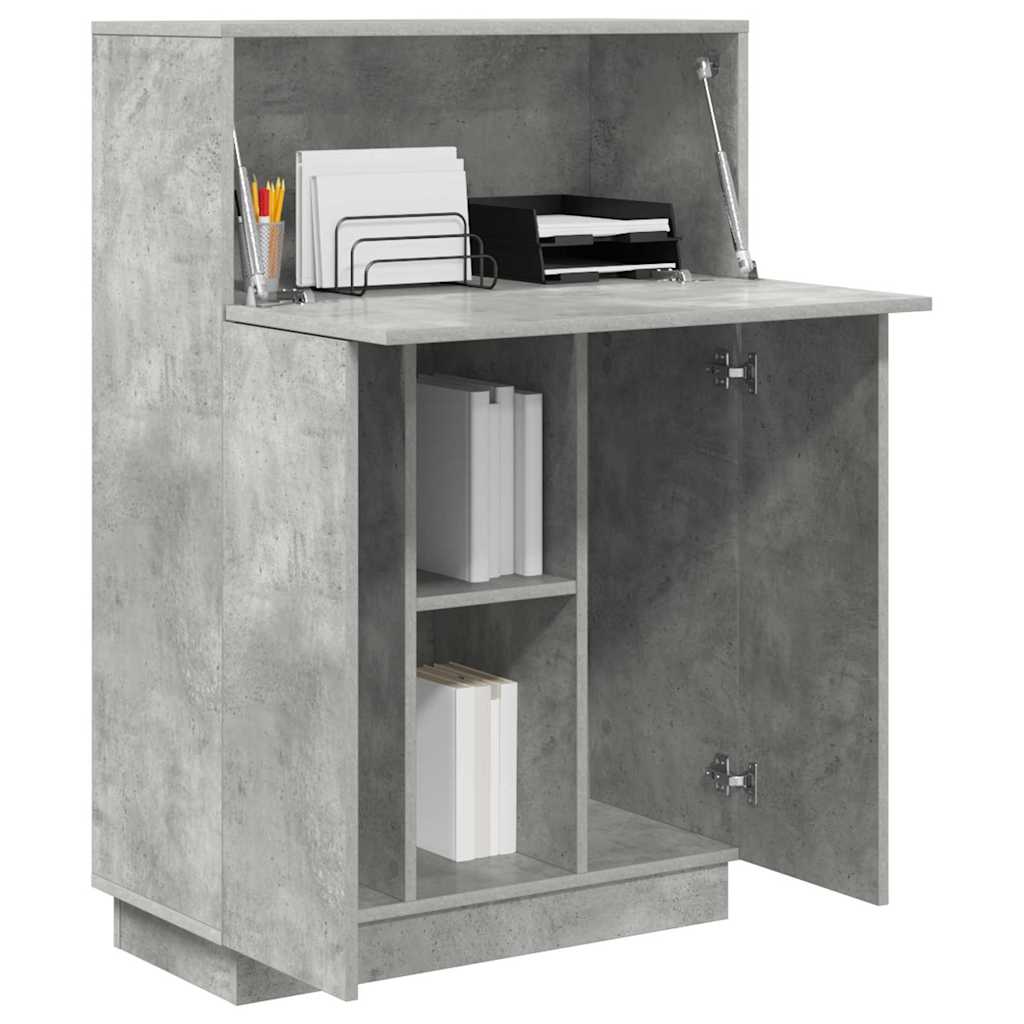 Bureau avec porte Gris 71,5 x 31,5 x 106,5 cm Bois d'ingénierie - XIOS