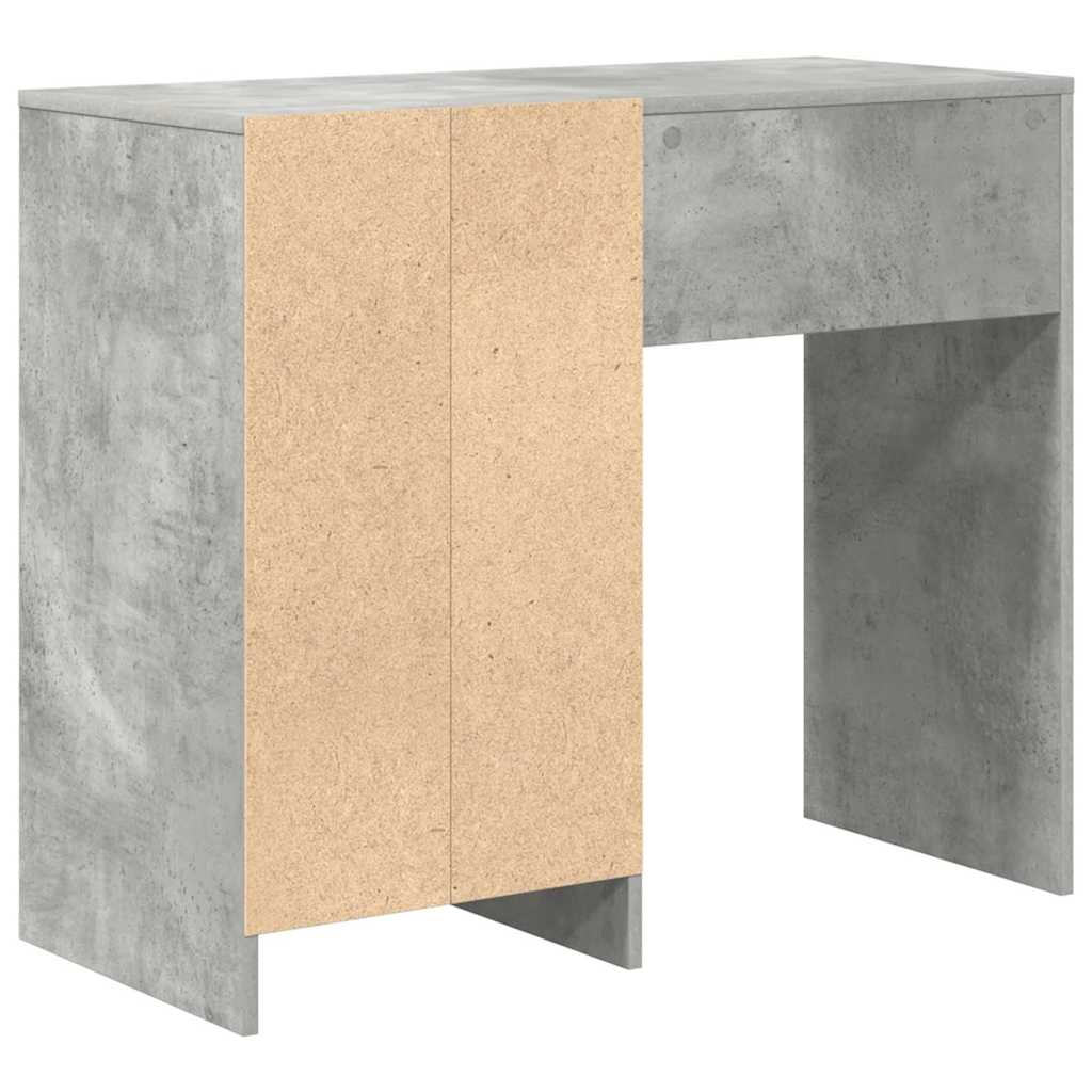 Bureau Gris béton 90 x 37,5 x 75 cm Bois d'ingénierie - XIOS