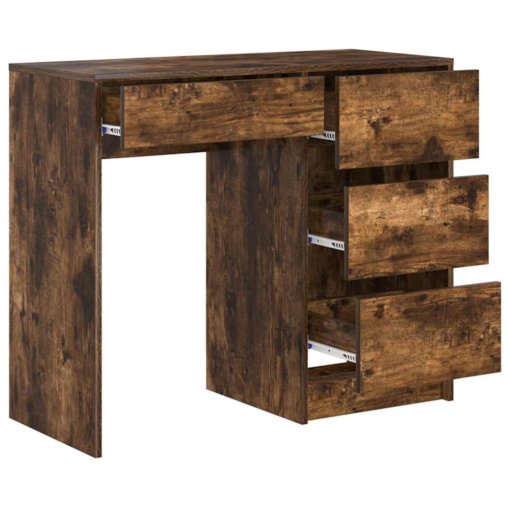 Bureau Chêne fumé 90 x 37,5 x 75 cm Bois d'ingénierie - XIOS