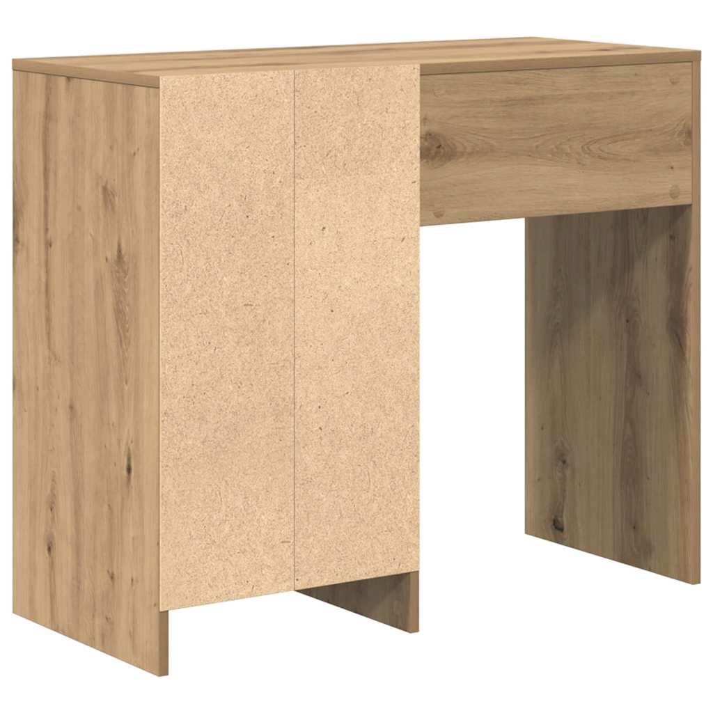 Bureau chêne artisanal 90 x 37,5 x 75 cm Bois d'ingénierie - XIOS