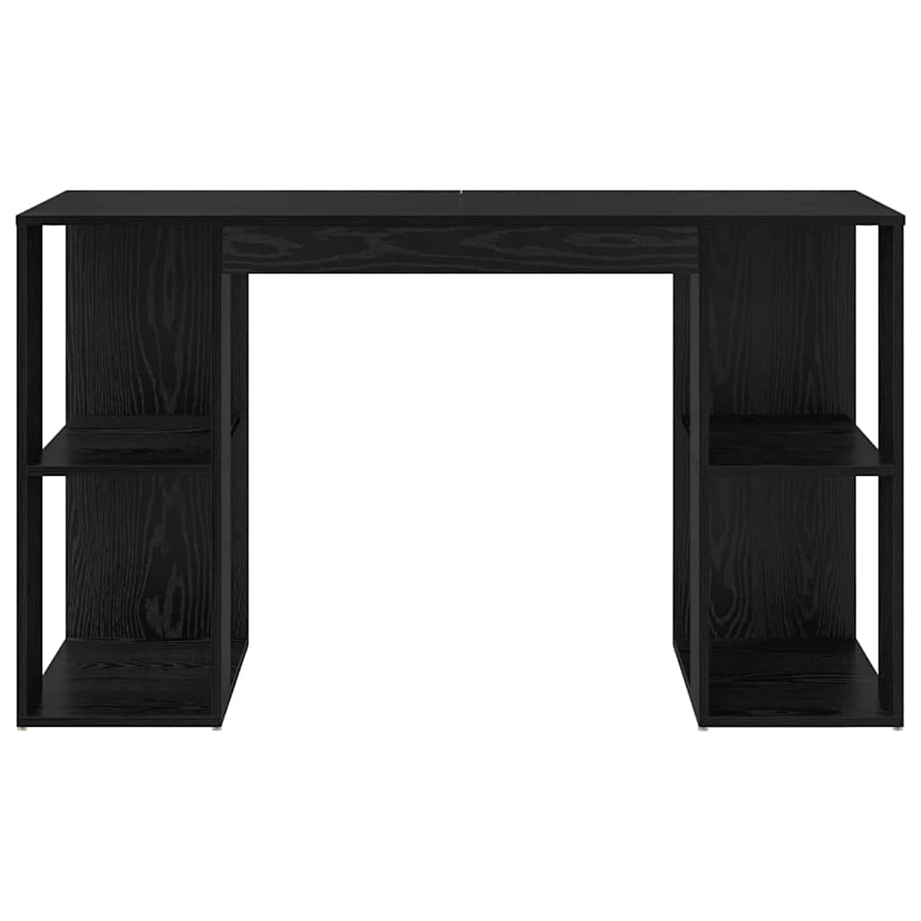 Bureau avec Rangement Chêne noir 130 x 50,5 x 75 cm - XIOS