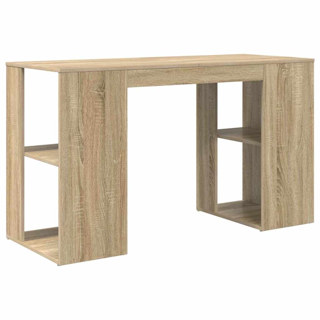 Bureau avec Rangement Chêne sonoma 130 x 50,5 x 75 cm - XIOS