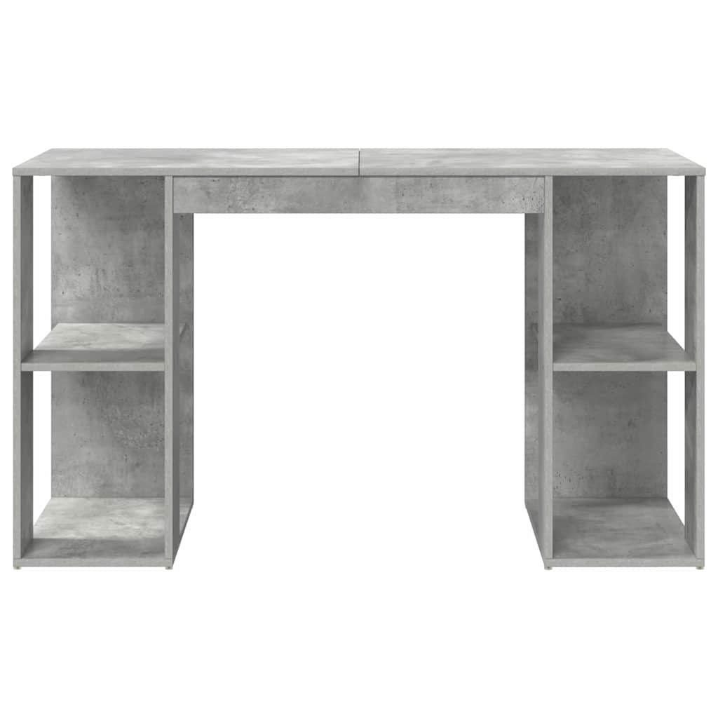 Bureau avec Rangement Gris béton 130 x 50,5 x 75 cm - XIOS