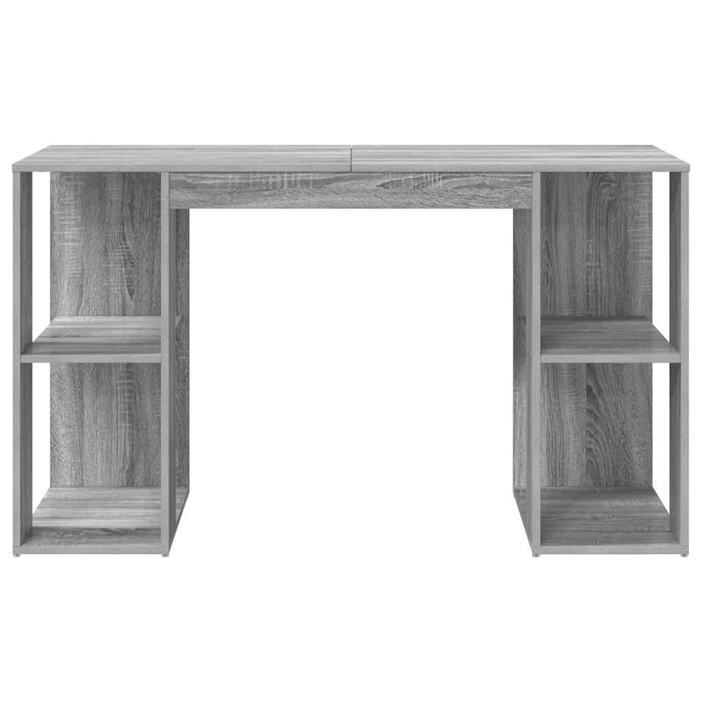 Bureau avec Rangement Gris Sonoma 130 x 50,5 x 75 cm - XIOS