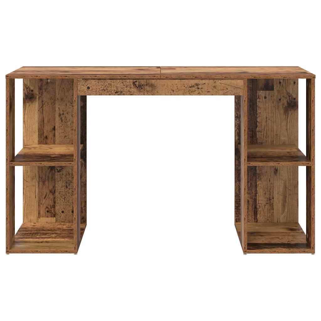 Bureau avec Rangement Bois ancien 130 x 50,5 x 75 cm - XIOS