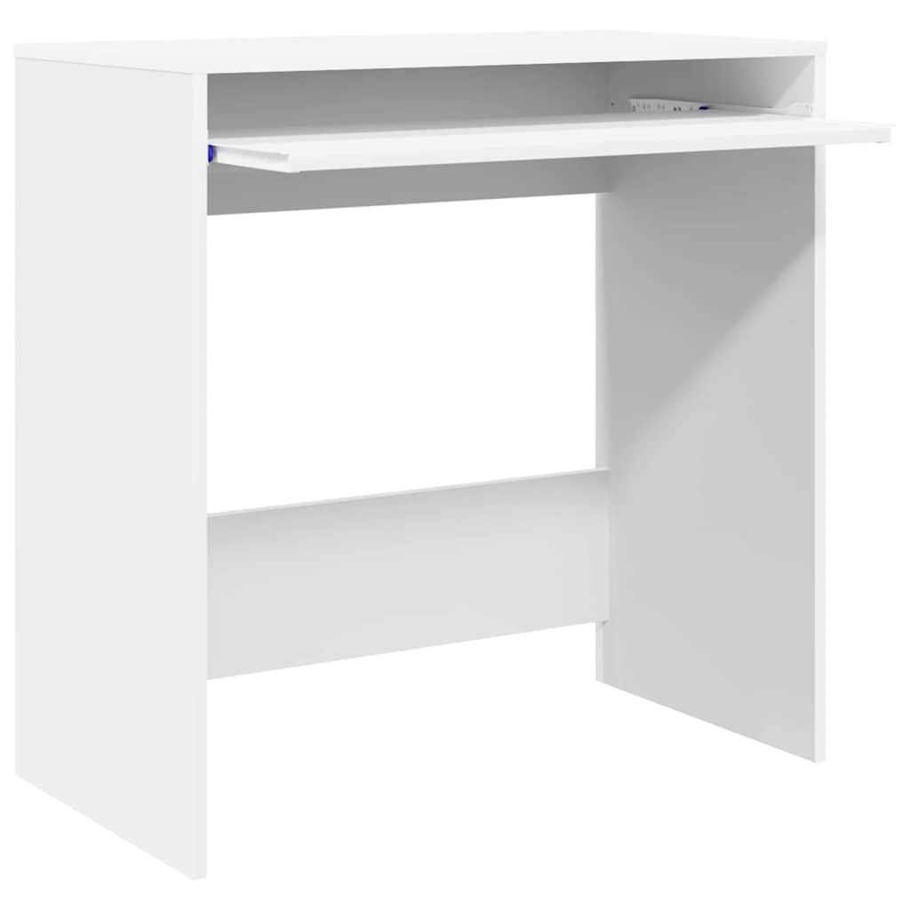 Bureau avec étagère Blanc 77,5 x 43 x 79 cm Bois d'ingénierie - XIOS