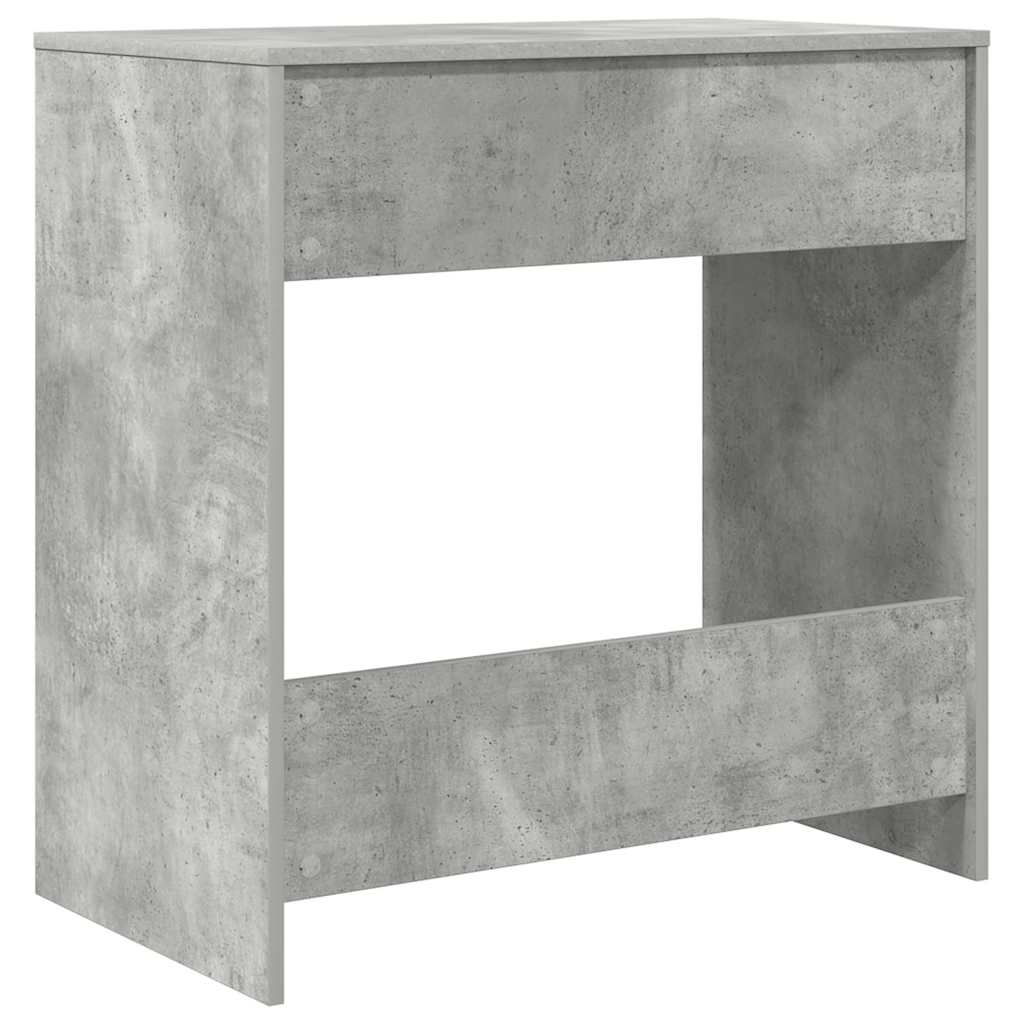 Bureau avec étagère Gris 77,5 x 43 x 79 cm Bois d'ingénierie - XIOS