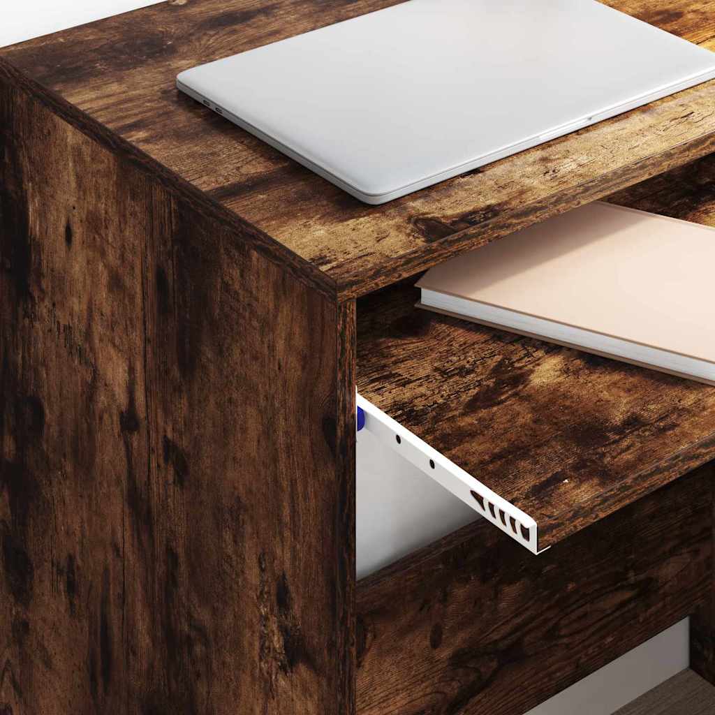 Bureau Chêne fumé 77,5 x 43 x 79 cm Bois d'ingénierie - XIOS