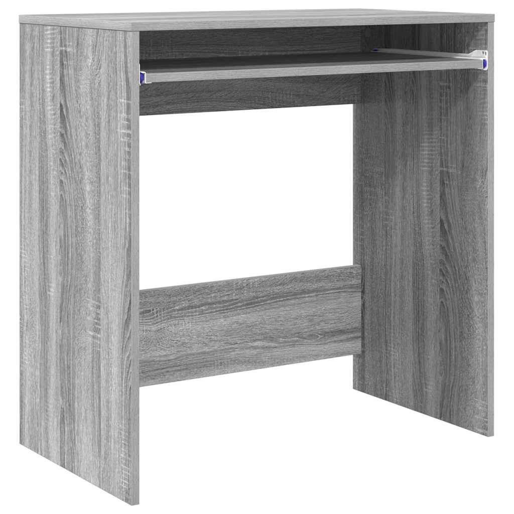 Bureau avec étagère Gris 77,5 x 43 x 79 cm Bois d'ingénierie - XIOS