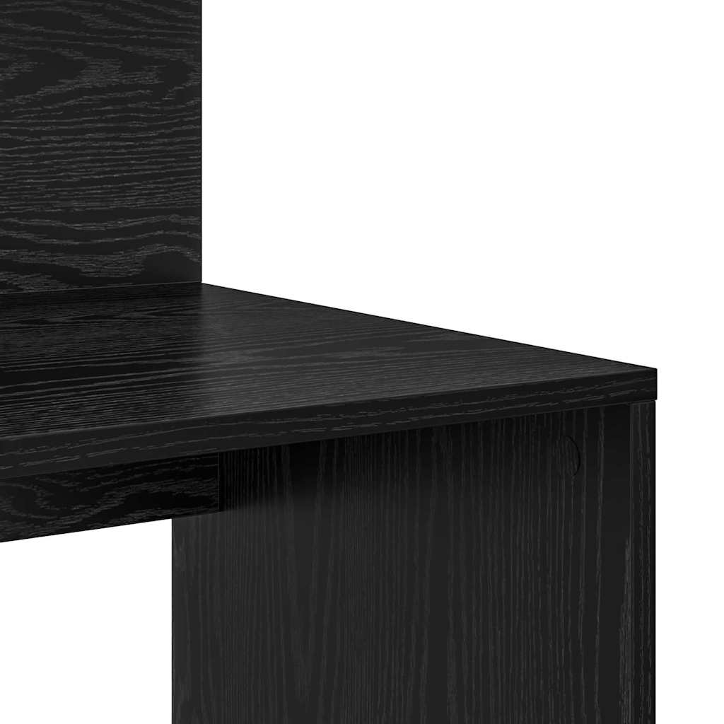 Bureau avec rangement Chêne noir 90 x 48 x 101,5 cm - XIOS
