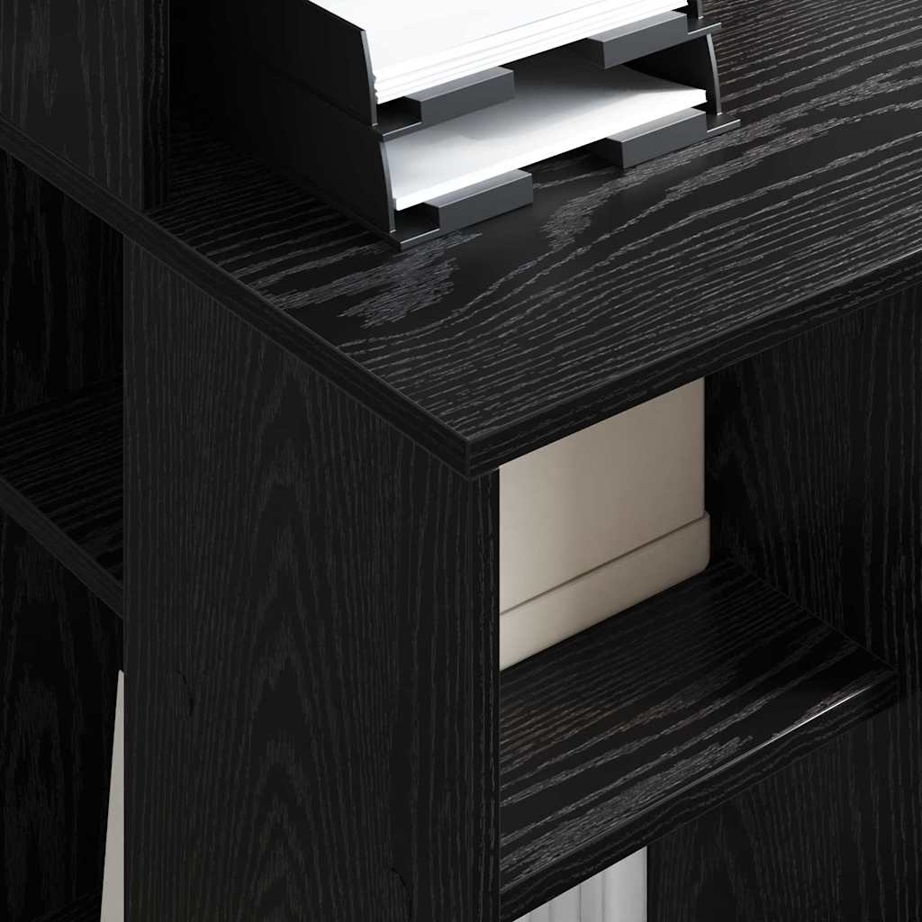Bureau avec rangement Chêne noir 90 x 48 x 101,5 cm - XIOS