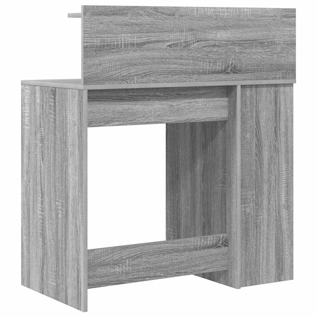 Bureau avec rangement Sonoma gris 90 x 48 x 101,5 cm - XIOS