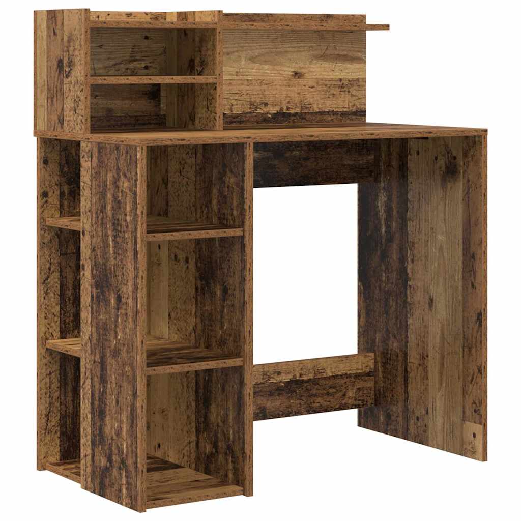 Bureau avec rangement Bois Ancien 90 x 48 x 101,5 cm - XIOS